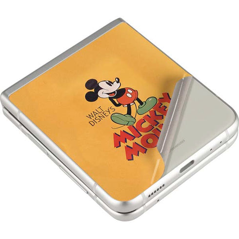Disney Mickey Mouse Walt Disney Classic Character Galaxy Z Flip3 5G Skin